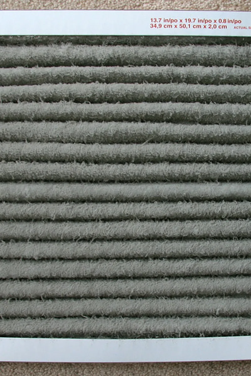Air filter for HVAC maintenance
